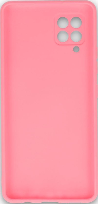 Samsung Galaxy A12 Hoesje - Roze - Siliconen Back Cover