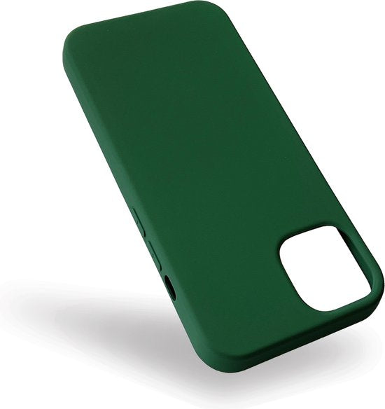 Apple iPhone 14 Case - Dark Green - Silicone Back Cover