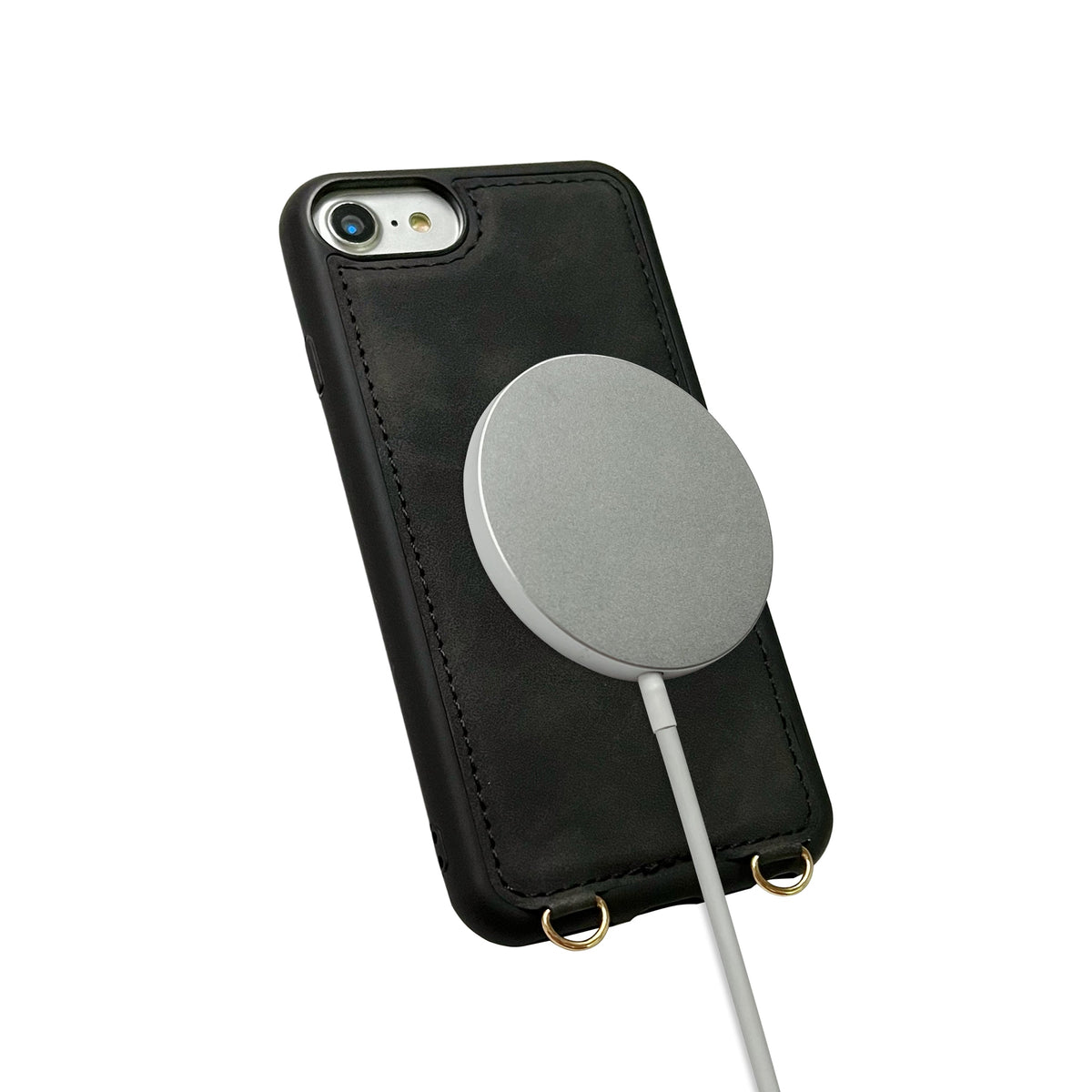 iPhone SE 2022 Hoesje - Charcoal Gray - Spiegeltje Back Cover