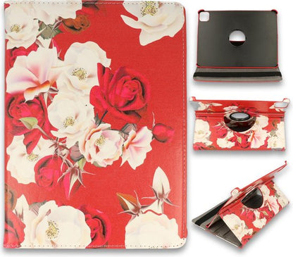 Apple iPad Air 4 10.9 (2020) Tablet Case - Roses - Rotating Folio Case