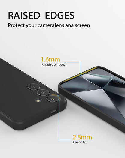 Samsung Galaxy A37 Hoesje - Zwart - Shockproof Siliconen Back Cover