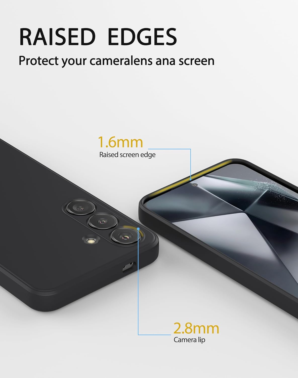 Samsung Galaxy A57 Hoesje - Zwart - Shockproof Siliconen Back Cover