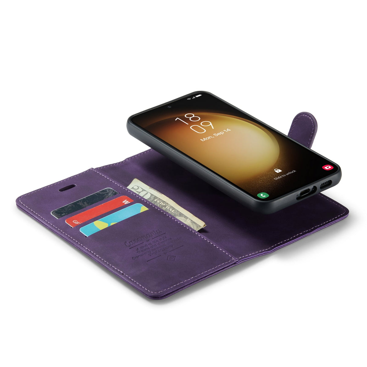 Samsung Galaxy A53 5G Case - Dark Purple - 2-in-1 Wallet Case