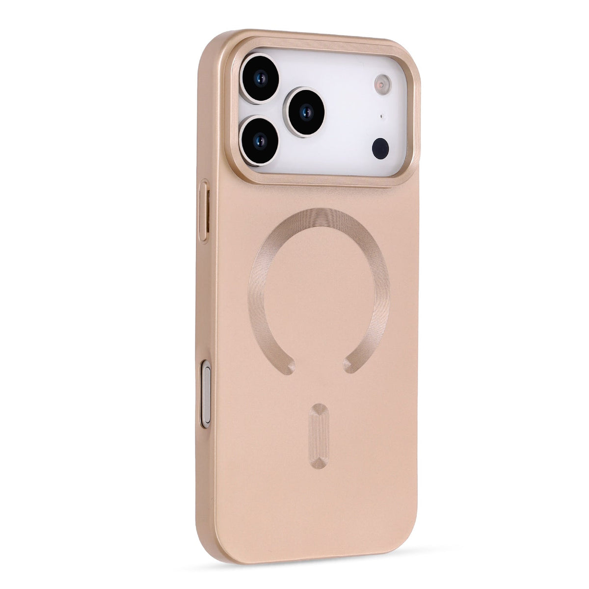 Apple iPhone 17 Pro Max Hoesje - Goud - Matte Siliconen MagSafe Back Cover