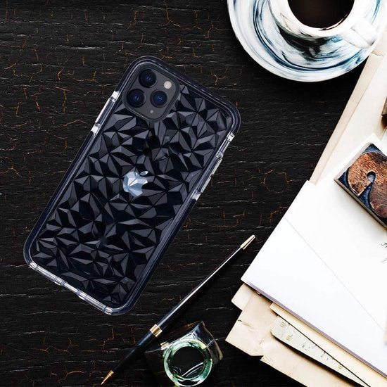 Apple iPhone 11 Pro Max Case - Black - Diamond Glitter Back Cover
