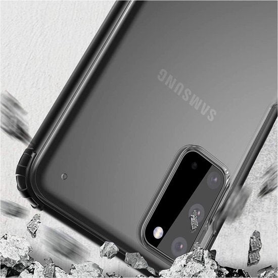 Coque Samsung Galaxy S20 - Noir - Housse arrière antidérapante