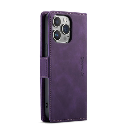 Apple iPhone 15 Pro Hoesje - Dark Purple - Portemonnee MagSafe Bookcase