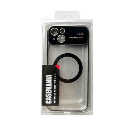 Apple iPhone 15 Plus Hoesje - Zwart - Siliconen MagSafe Back Cover met Camerabescherming