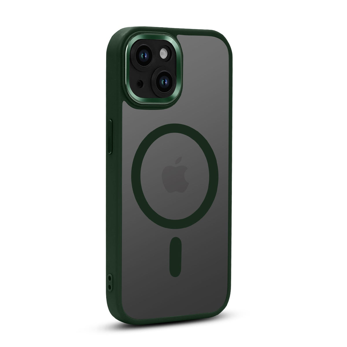 Apple iPhone 14 Hoesje - Groen - Bumper MagSafe Back Cover