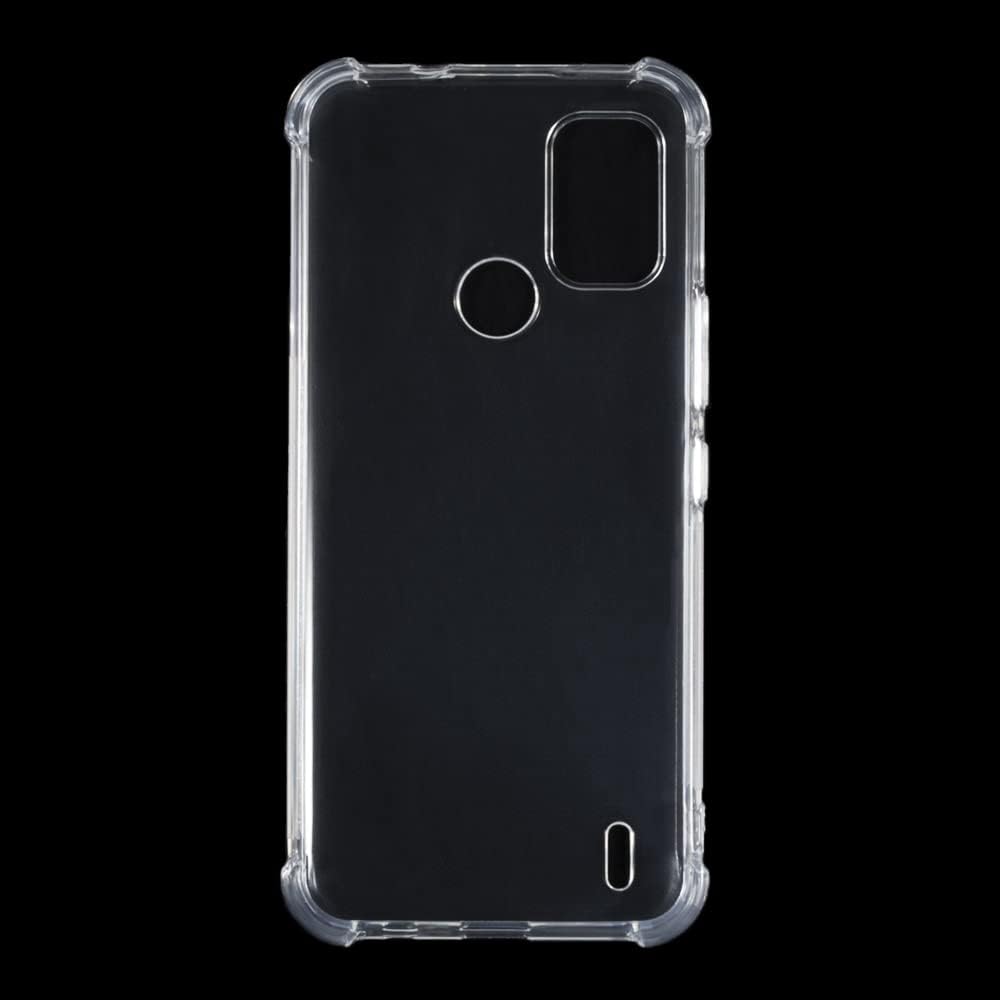 Nokia C21 Plus Hoesje - Transparant - Anti-Shock Hybrid Back Cover