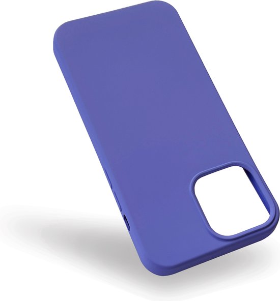Apple iPhone 13 Pro Max Hoesje - Paars - Matte Siliconen Back Cover