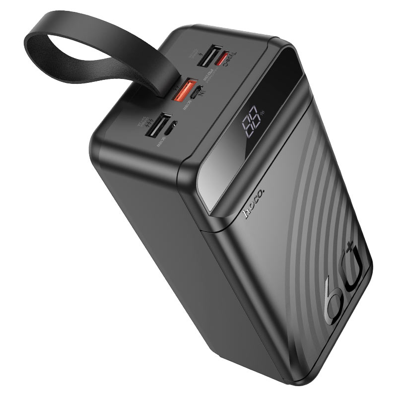 Hoco Powerbank 60.000mAh 22.5W - Zwart