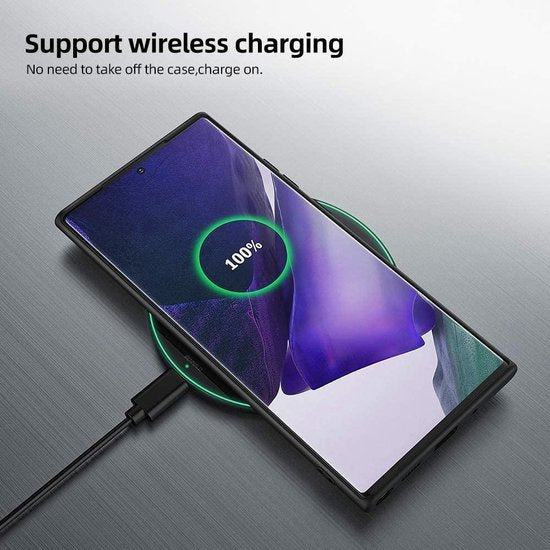 Samsung Galaxy Note 20 Ultra Hoesje - Zwart - Siliconen Back Cover
