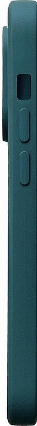 Apple iPhone 14 Pro Case - Dark Green - Microfiber Silicone Back Cover