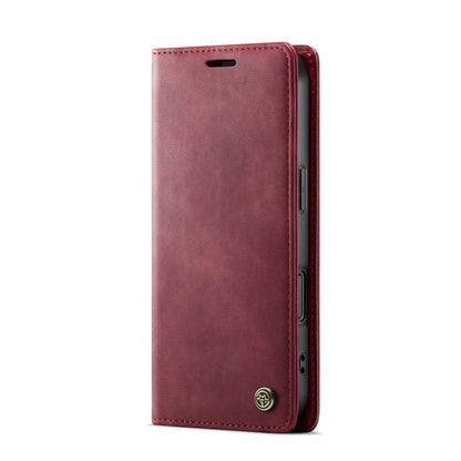 Apple iPhone 17 Case - Burgundy Red - Luxury Thin Wallet Case