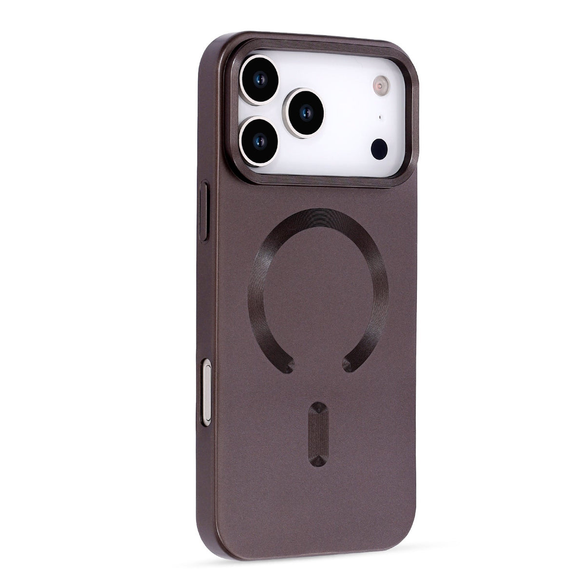 Apple iPhone 17 Pro Max Hoesje - Mauve - Matte Siliconen MagSafe Back Cover