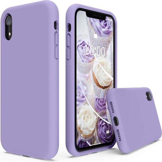 Apple iPhone XR Case - Purple - Silicone Back Cover