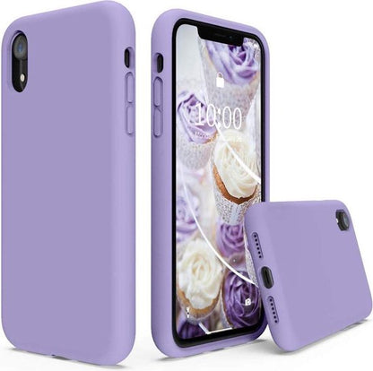 Apple iPhone XR Case - Purple - Silicone Back Cover