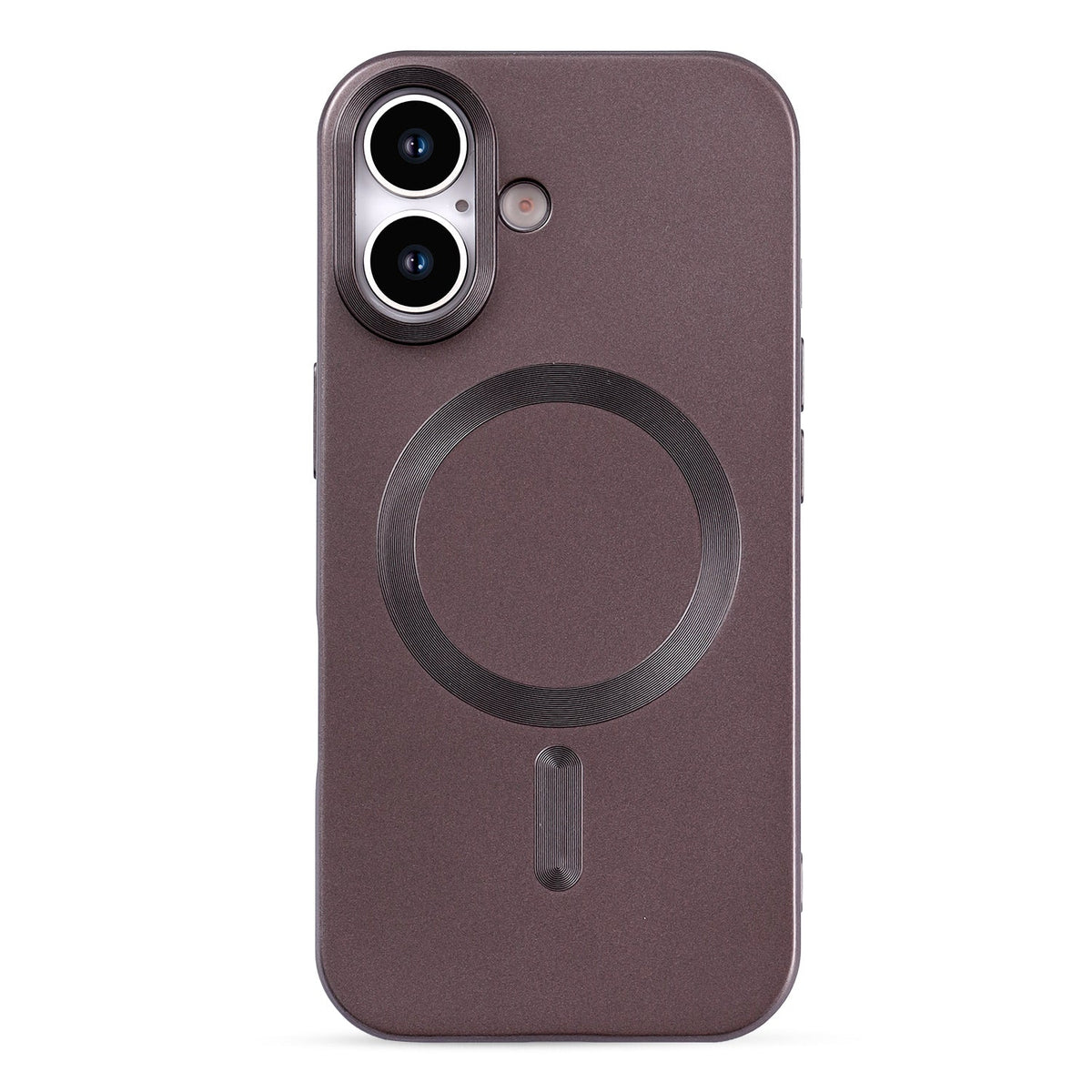 iPhone 17 Hoesje - Mauve - Matte Siliconen MagSafe Back Cover