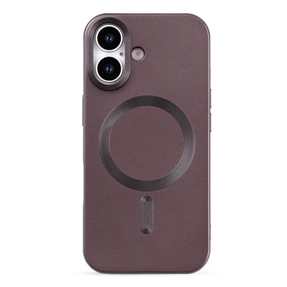 iPhone 17 Hoesje - Mauve - Matte Siliconen MagSafe Back Cover