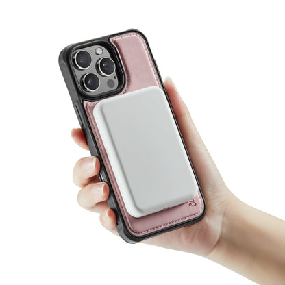 Apple iPhone 16 Pro Max Hoesje - Pale Pink - Kunstleer MagSafe Back Cover