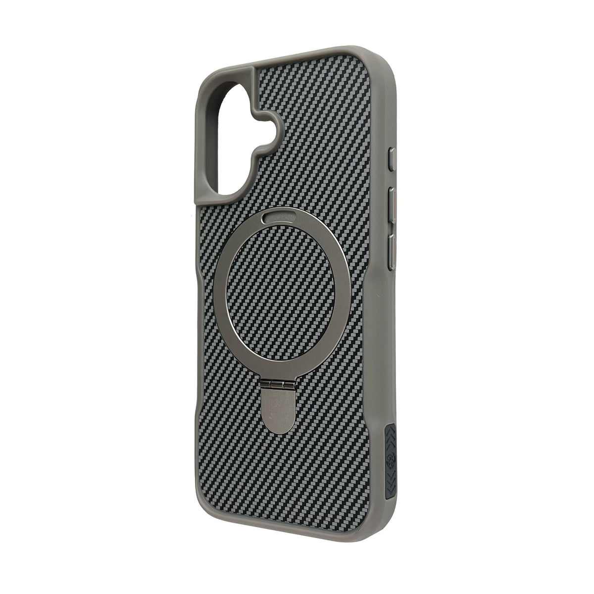 Apple iPhone 17 Case - Silver - Carbon MagSafe Back Cover