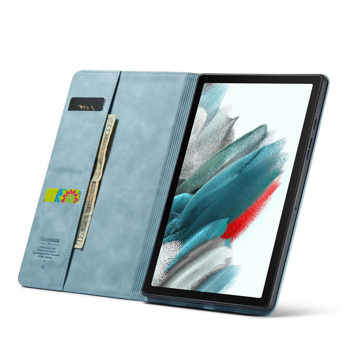 Apple iPad Pro 11 (2024) Tablethoes - Aqua Blue - Draaibare Bookcase