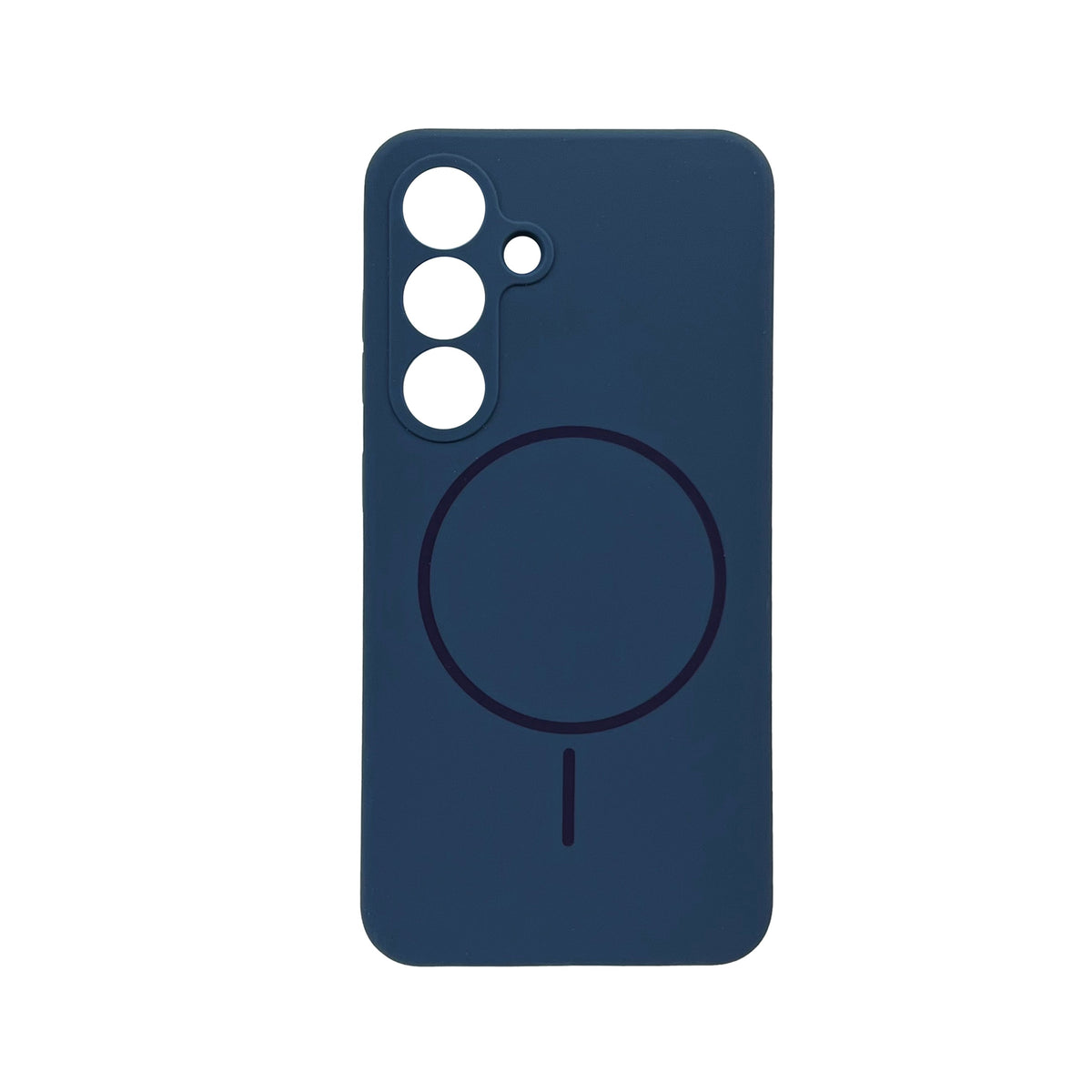 Samsung Galaxy S25 Hoesje - Blauw - Liquid Siliconen MagSafe Back Cover