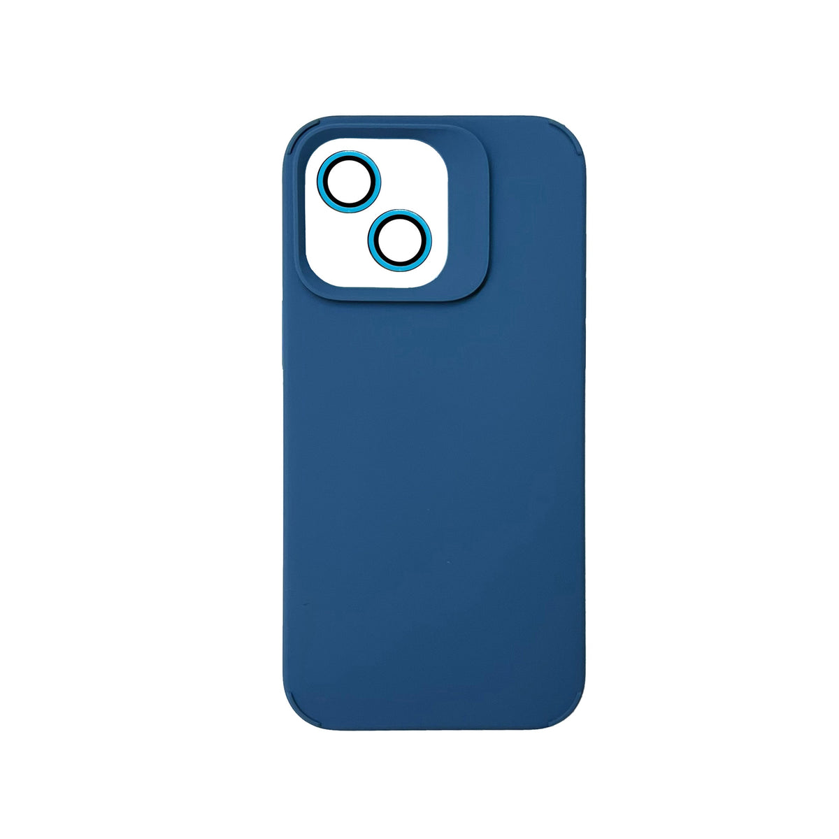 Apple iPhone 11 Hoesje - Blauw - Liquid Siliconen Back Cover met Camerabescherming