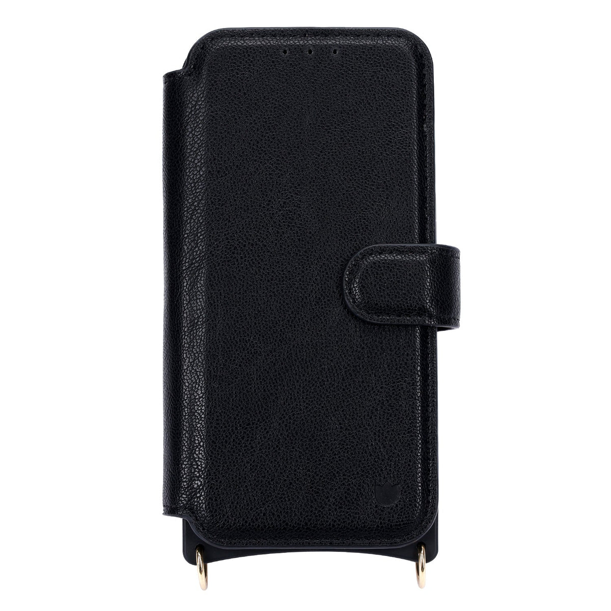 Apple iPhone 14 Hoesje - Zwart - CM Amsterdam Back Cover met Telefoonkoord