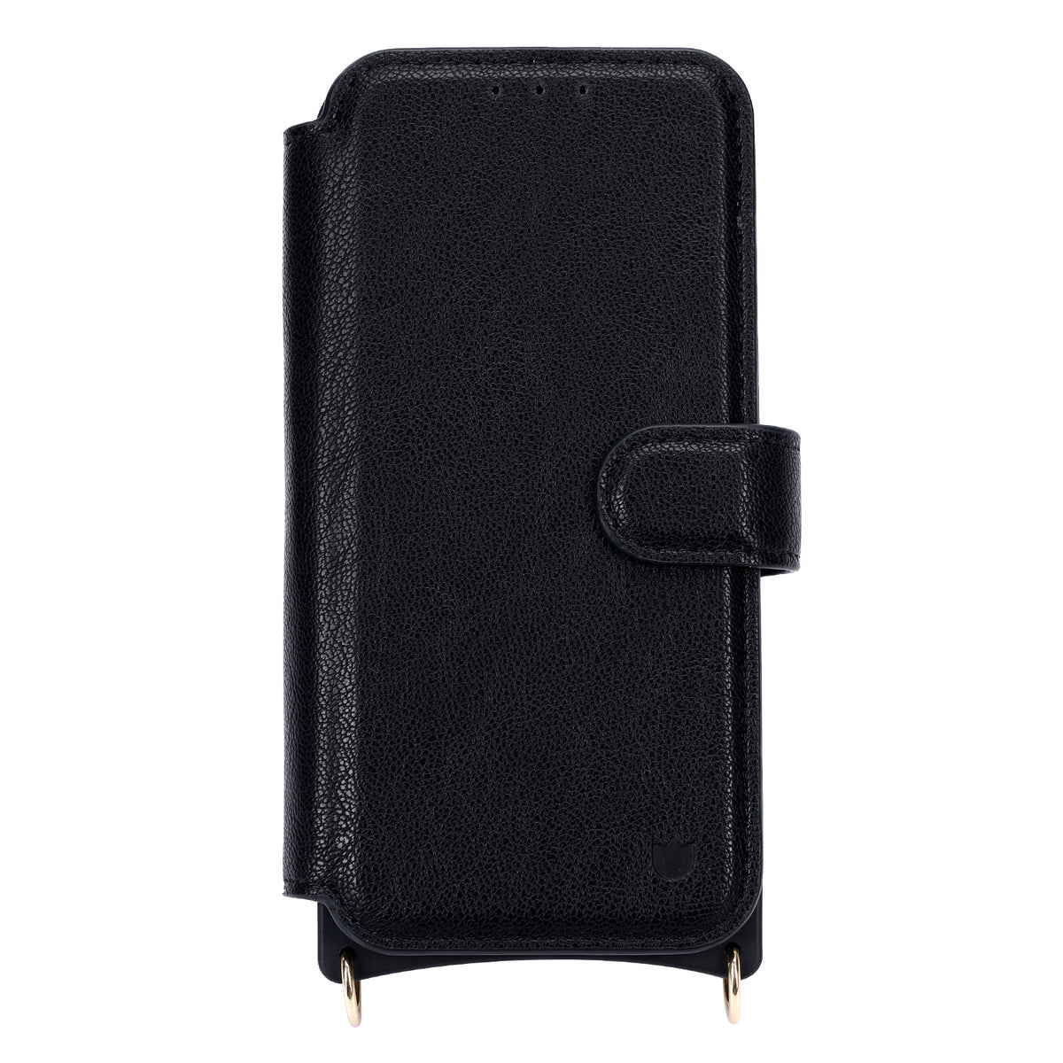 Apple iPhone 15 Hoesje - Zwart - 'Amsterdam' Magnetische Wallet Case met Pasjeshouders en