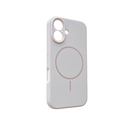 Apple iPhone 16 Hoesje - Roze - Liquid Siliconen MagSafe Back Cover