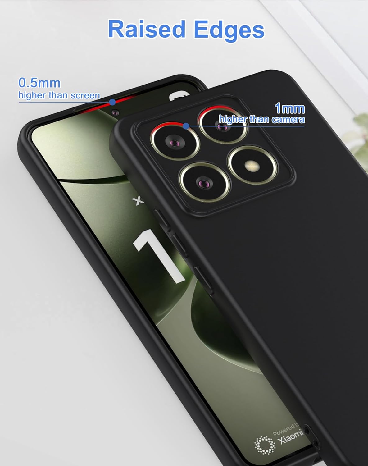Xiaomi 17T Pro Hoesje - Zwart - Siliconen Back Cover