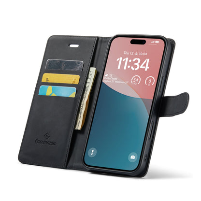 Apple iPhone 16 Plus Hoesje - Charcoal Gray - 2 in 1 Bookcase