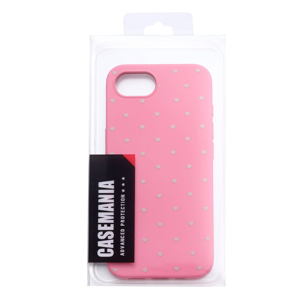 Apple iPhone 17e Hülle - Neonrosa - Herzchen-Backcover