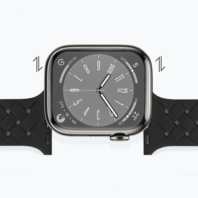 Apple Watch Bandje 38/40/41/42 mm - Hoco Flexible WA16 Siliconen - Paars