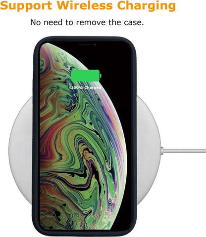 Apple iPhone Xs Max Hülle - Schwarz - Rutschfestes Backcover