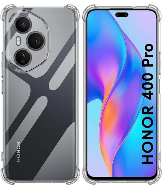 Honor 400 Pro 5G Hoesje - Transparant - Anti Shock Back Cover