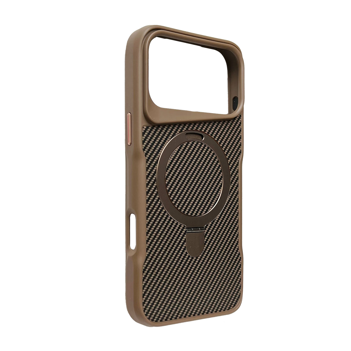 Apple iPhone 17 Pro Max Case - Gold - Carbon MagSafe Back Cover