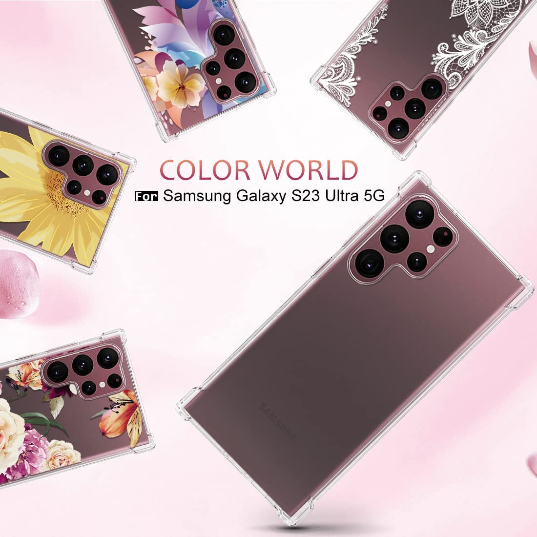 Samsung Galaxy S23 Ultra Hoesje - Transparant - Anti-Shock Back Cover