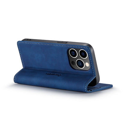 Apple iPhone 15 Pro Max Case - Navy Blue - Slim Wallet Case