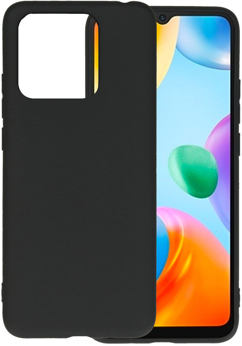 Xiaomi Redmi 12C Hoesje - Zwart - Siliconen Back Cover