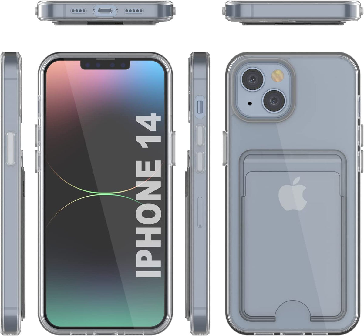 Apple iPhone 14 Hülle - Transparent - Silikon-Backcover