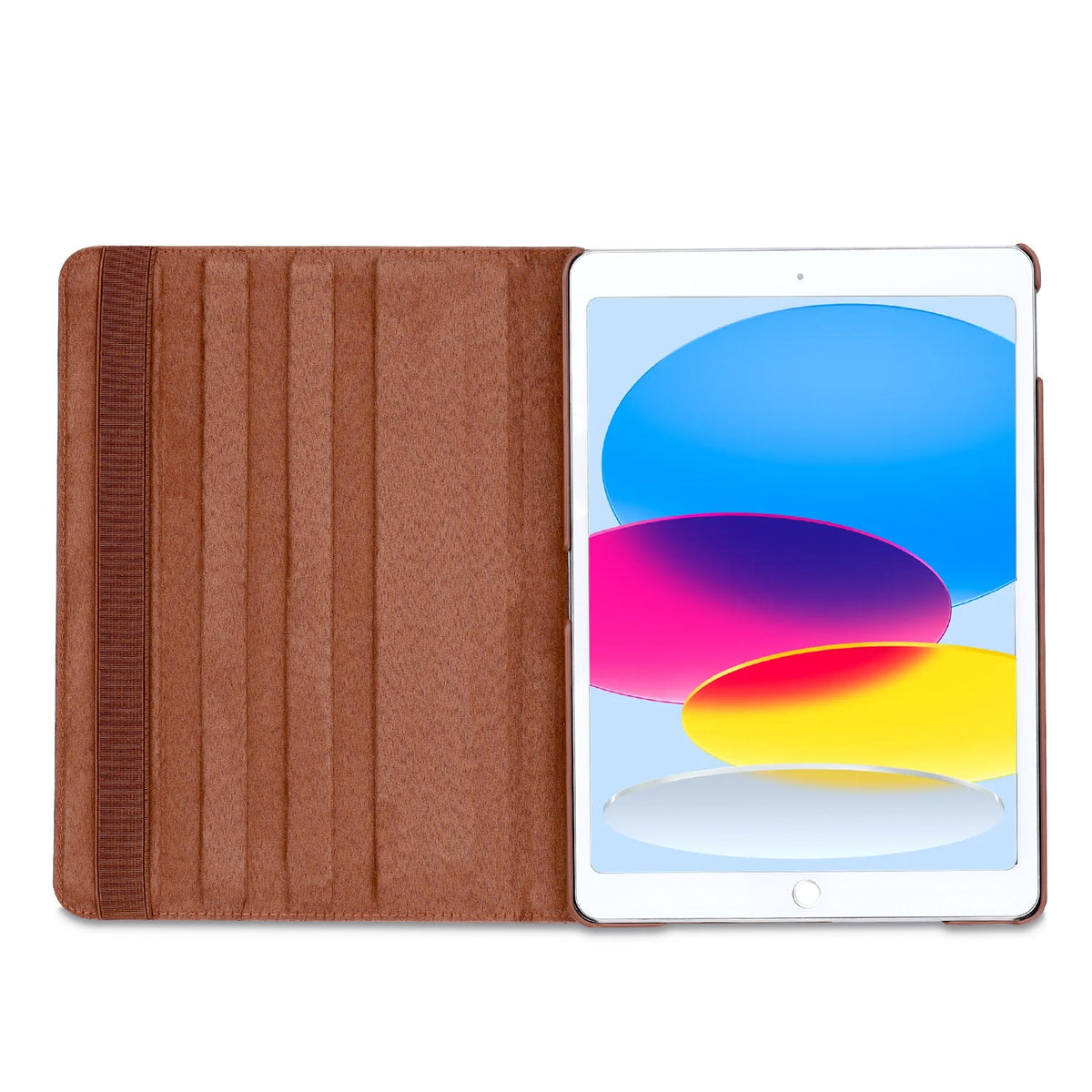 Apple iPad 7 10.2 (2019) Tablethoes - Sienna Brown - Draaibare Bookcase