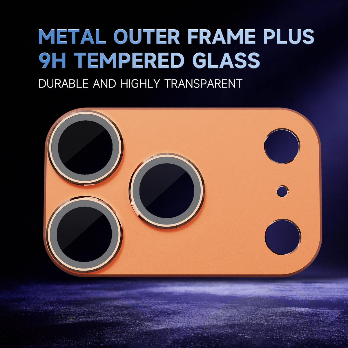 Apple iPhone 17 Pro Max Camera Shield - Orange - 1 Piece