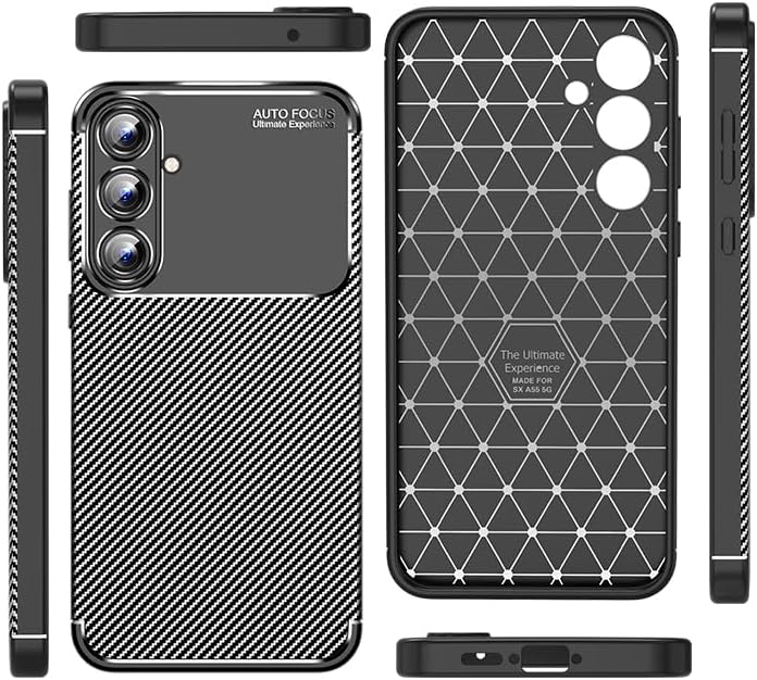 Samsung Galaxy A35 5G Hoesje - Zwart - Anti-Slip Back Cover