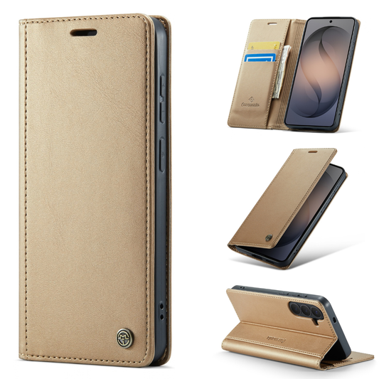 Samsung Galaxy S26 FE Hoesje - Gold - Dunne Bookcase