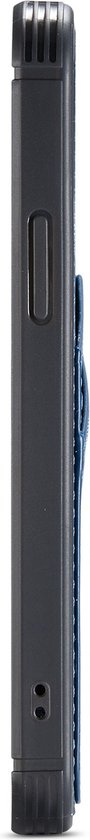 Apple iPhone 13 Pro Hoesje - Navy Blue - Back Cover met Pasjeshouder