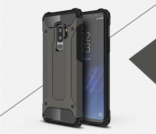 Samsung Galaxy S9+ Hülle - Schwarz - Armor Backcover