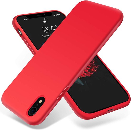 Apple iPhone XR Hoesje - Rood - Siliconen Back Cover
